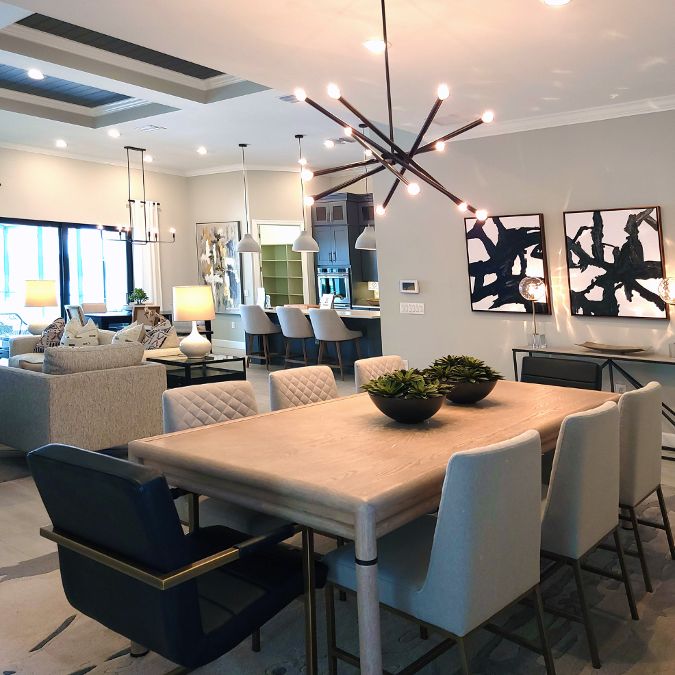 interior of an urban condo