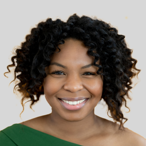 woman with curly hair